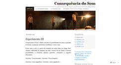 Desktop Screenshot of consequenciadosom.wordpress.com