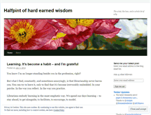 Tablet Screenshot of halfpintofwisdom.wordpress.com