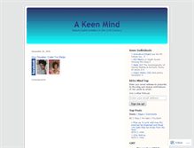 Tablet Screenshot of akeenmind.wordpress.com