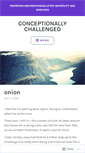 Mobile Screenshot of conceptionallychallenged.wordpress.com