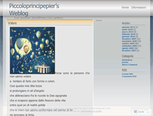 Tablet Screenshot of piccoloprincipepier.wordpress.com