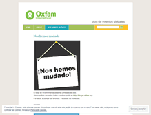 Tablet Screenshot of oxfaminternacional.wordpress.com