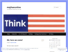 Tablet Screenshot of msjihanonline.wordpress.com