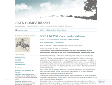 Tablet Screenshot of juangomezbravo.wordpress.com