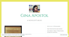 Desktop Screenshot of ginaapostol.wordpress.com