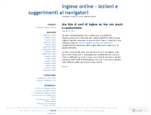 Tablet Screenshot of ingleseonline.wordpress.com