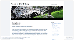 Desktop Screenshot of piecesofgray.wordpress.com