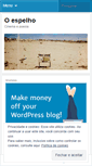 Mobile Screenshot of oespelho.wordpress.com