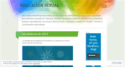 Desktop Screenshot of educacionsexual.wordpress.com