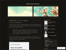 Tablet Screenshot of bellybuttontreasures.wordpress.com