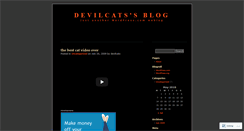 Desktop Screenshot of devilcats.wordpress.com