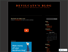 Tablet Screenshot of devilcats.wordpress.com