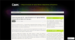 Desktop Screenshot of cibipe.wordpress.com