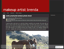 Tablet Screenshot of makeupartistbrenda.wordpress.com