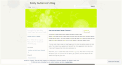 Desktop Screenshot of emilygutierrez.wordpress.com