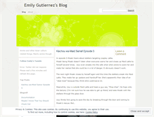 Tablet Screenshot of emilygutierrez.wordpress.com