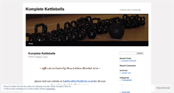 Desktop Screenshot of kompletekettlebells.wordpress.com
