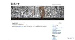 Desktop Screenshot of buster360.wordpress.com