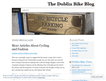 Tablet Screenshot of dublinbike.wordpress.com