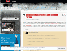 Tablet Screenshot of floupie.wordpress.com