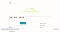 Desktop Screenshot of door13.wordpress.com