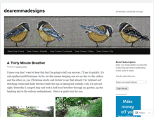 Tablet Screenshot of dearemmadesigns.wordpress.com
