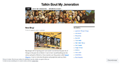 Desktop Screenshot of myjeneration.wordpress.com