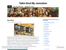 Tablet Screenshot of myjeneration.wordpress.com