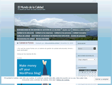 Tablet Screenshot of elmundodelacalidad.wordpress.com