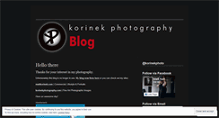 Desktop Screenshot of korinekphotography.wordpress.com