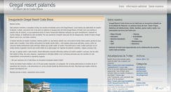 Desktop Screenshot of gregalresortpalamos.wordpress.com