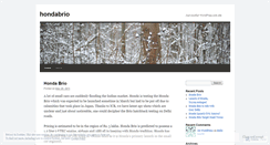 Desktop Screenshot of hondabrio.wordpress.com