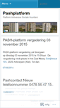 Mobile Screenshot of pashplatform.wordpress.com