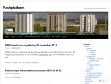 Tablet Screenshot of pashplatform.wordpress.com