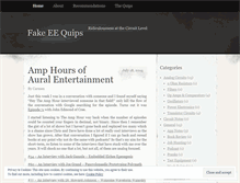 Tablet Screenshot of fakeeequips.wordpress.com