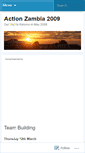 Mobile Screenshot of actionzambia.wordpress.com