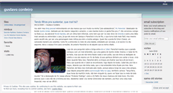 Desktop Screenshot of gustavocordeiro.wordpress.com