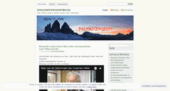 Desktop Screenshot of dolomitengeistblog.wordpress.com