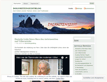 Tablet Screenshot of dolomitengeistblog.wordpress.com