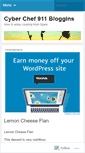 Mobile Screenshot of cyberchef911.wordpress.com