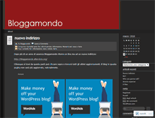 Tablet Screenshot of bloggamondo.wordpress.com