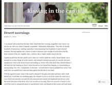 Tablet Screenshot of kissinginthecapital.wordpress.com