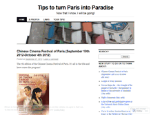 Tablet Screenshot of fromparistoparadise.wordpress.com