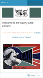 Mobile Screenshot of cannylittlelibrary.wordpress.com