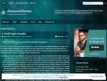 Tablet Screenshot of dismaswibisono.wordpress.com