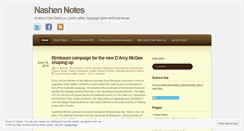 Desktop Screenshot of gjnashen.wordpress.com