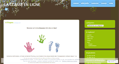 Desktop Screenshot of laclasseenligne.wordpress.com
