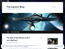 Tablet Screenshot of captainsblog1701.wordpress.com