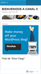 Mobile Screenshot of canal3.wordpress.com