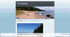 Desktop Screenshot of bluelakesvacationrentals.wordpress.com